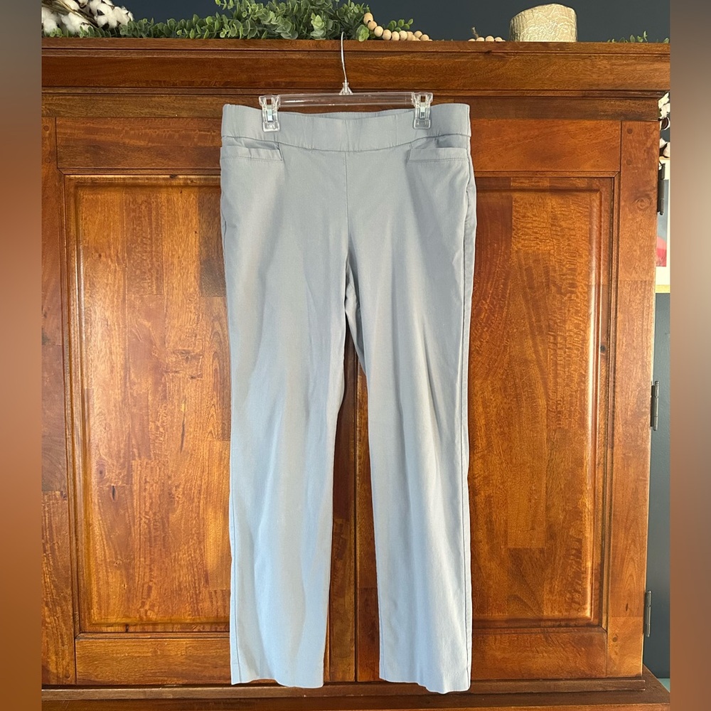 Studio Works Women's Light Gray Straight Leg Pants